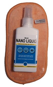 Nano Brillendoekje met NanoLiquid (oranje)