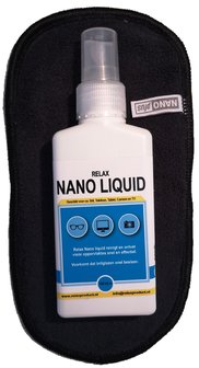 Nano Brillendoekje met NanoLiquid (zwart)
