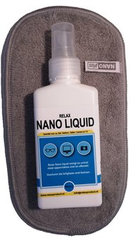 Nano Brillendoekje met NanoLiquid (grijs)